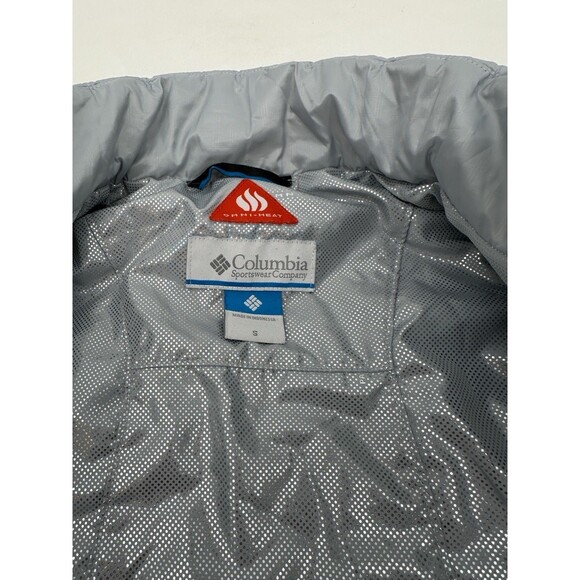 Columbia Women Sleeveless Long Thermo‎ Vest Silver Thermo Lined Small 10 years - Picture 3 of 9